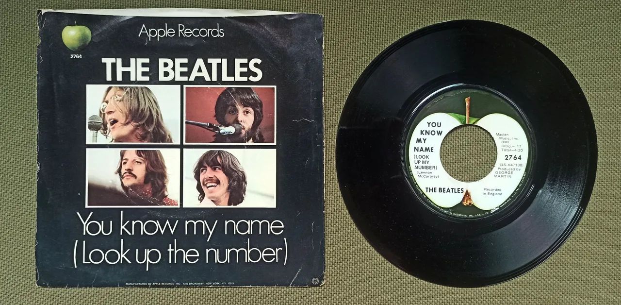 Compacto vinil Beatles "Let it be" (1st press - USA) - Foto 2