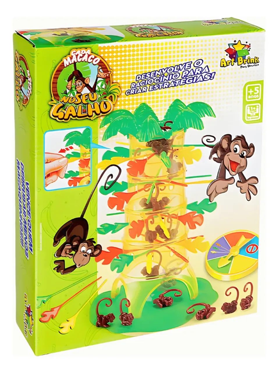 (PROMOÇÃO PIX) Jogo Pula Macacos - Foto 5