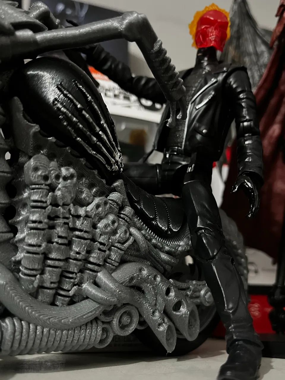 Action Figure Motoqueiro Fantasma + HellCycle - Foto 4