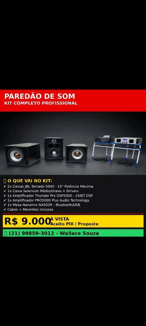 Som profissional JBL  - Foto 2