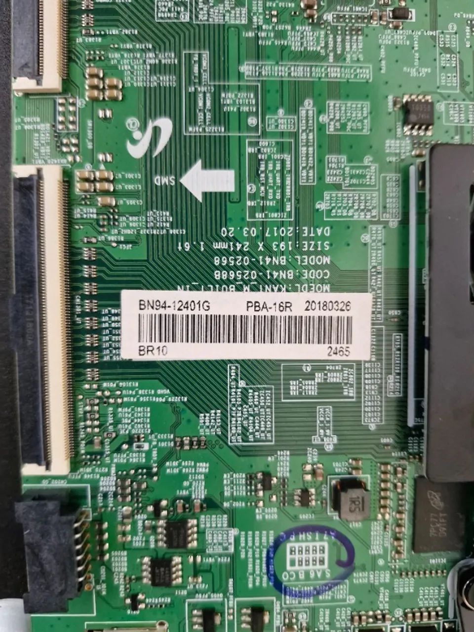 Tv samsung un55mu6400g placa principal