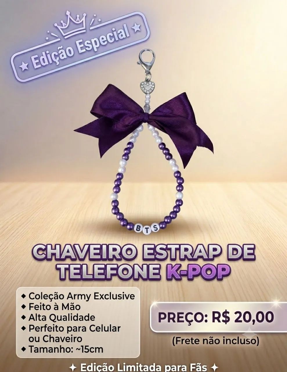Chaveiros Kpop Doll Artesanal - Foto 3
