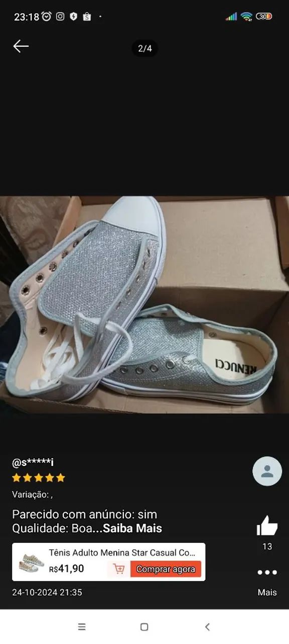Tênis tipo ALL star  - Foto 3