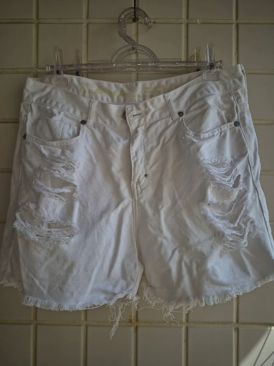 Short branco cavalera 42