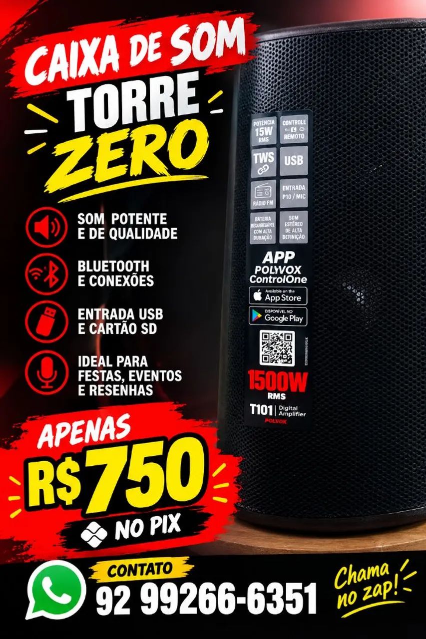 Caixa de som zerada na caixa  - Foto 3