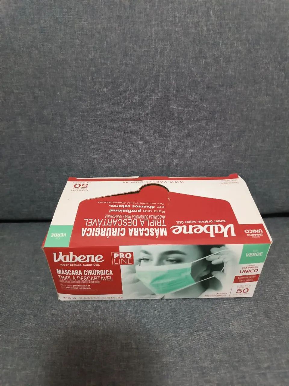 Máscara cirúrgica tripla descartável  - Foto 2