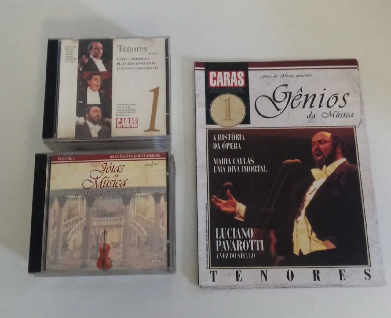 Mini Coleção Gênios do Classico - Três Tenores + Joias da Música - Foto 2