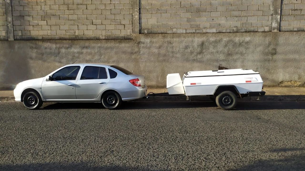 Carretinha camping. Barraca montada em 5 min. - Foto 2