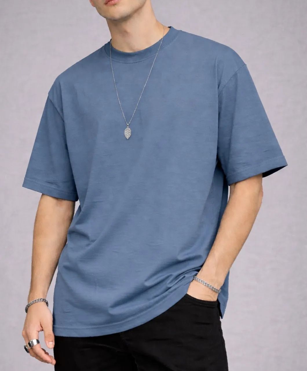 Camisa M Oversizer Básica Lisa M  - Foto 2