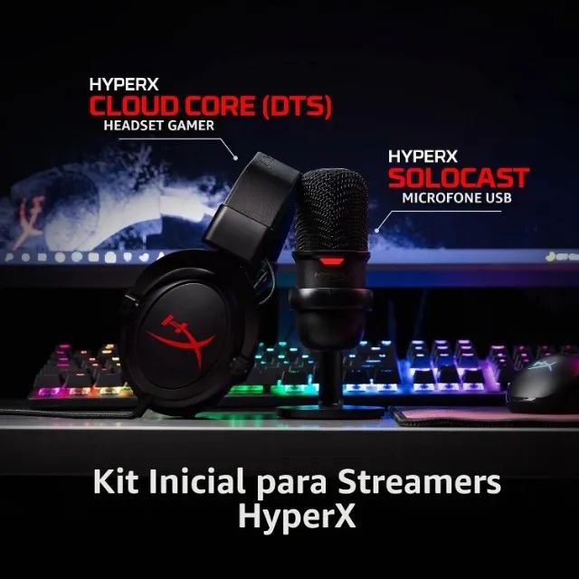 Kit Streamer HyperX - Novo e Lacrado - Foto 3