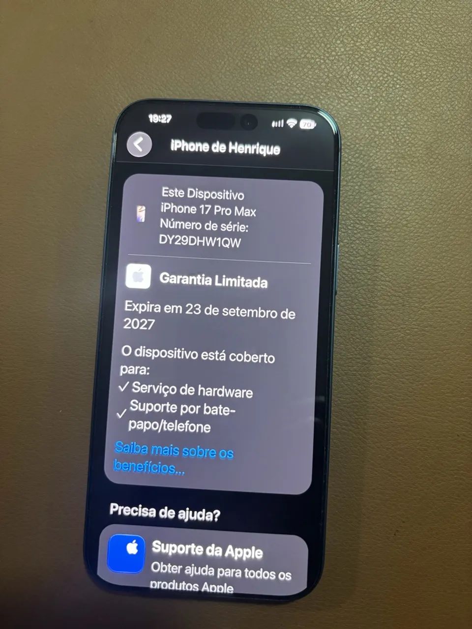 iPhone 17 Pro Max novinho  - Foto 4
