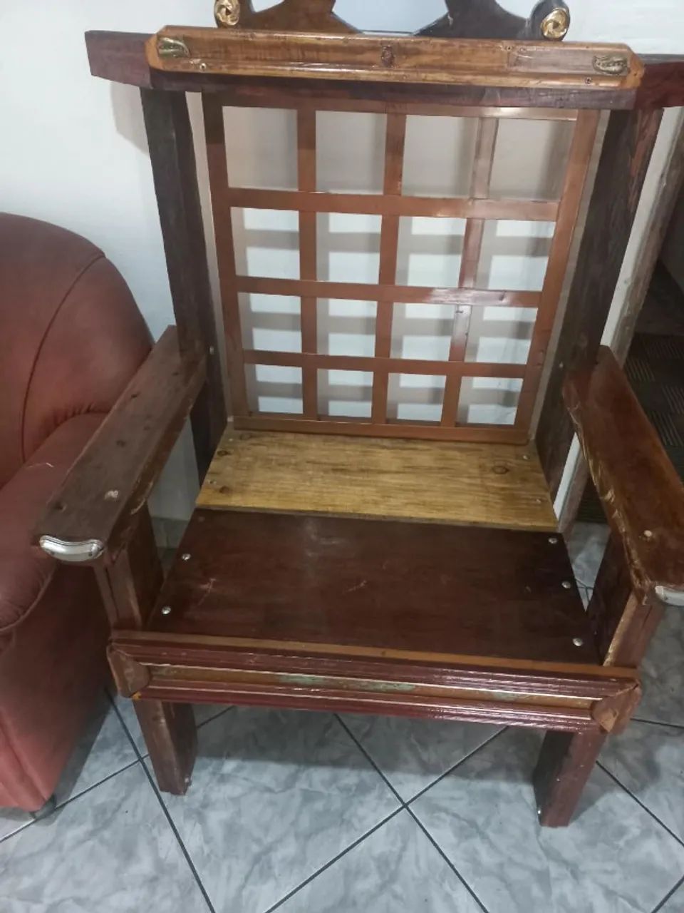 Cadeira Artesanal Rústica - Peça única 
