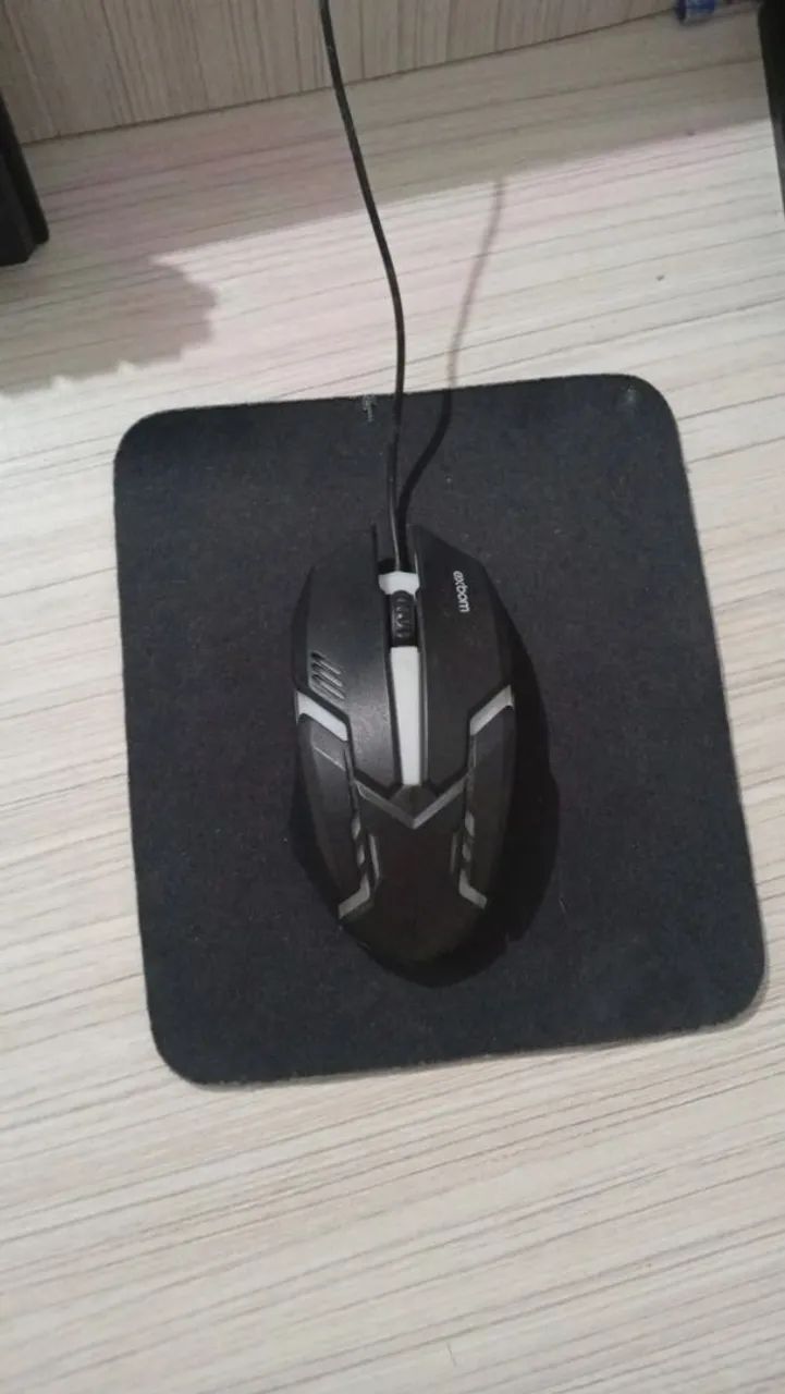 Kit Teclado TKL RGb + Mouse RGb + Mouse pad preto  - Foto 4