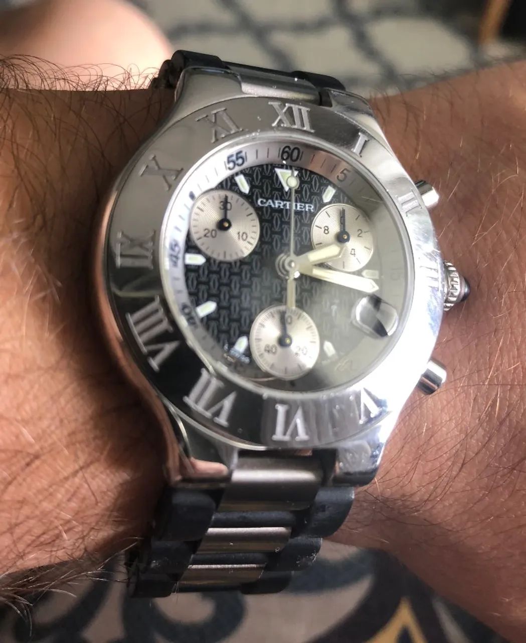 Relogio cartier cronoscaph 21  - Foto 3