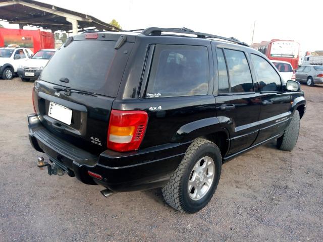 Jeep Grand Cherokee laredo 4.0 6cc linha 4x4 gnv e gasolina - Foto 5