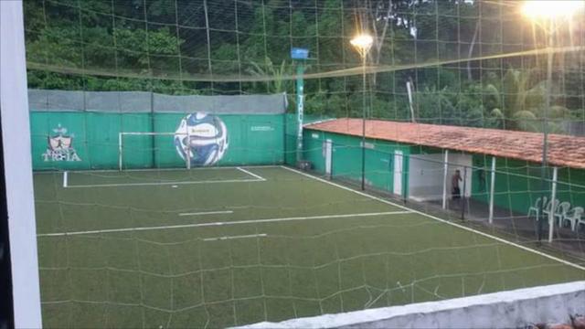 Arena de futebol Society, em funcionamento