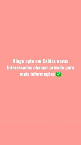 Alugo apto em Caldas Novas