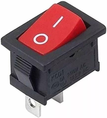 COD-CP94 Kit 4 Unidades Chave Gangorra Kcd1-101 Liga/desliga 6a 250v 2t Arduino Automação