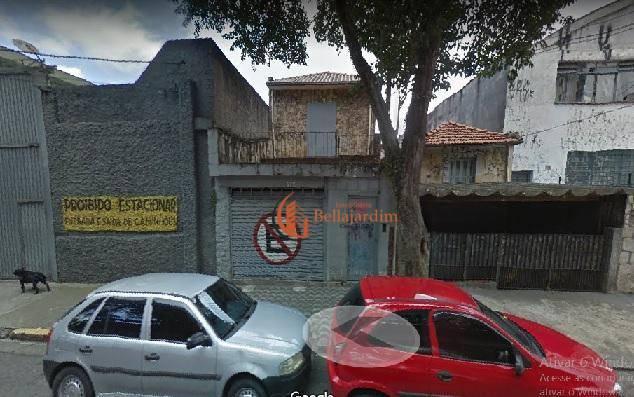 Terreno à venda, 250 m² por r$ 685.000,00 - casa branca - santo andré/sp