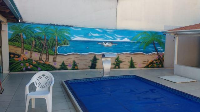 Espaço para festas e eventos com som ambiente, piscina aquecida, freezer, Bairro Cardoso I