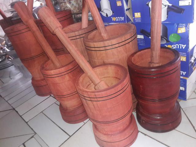PILÃO de madeira todos os tamanhos aparti - Foto 2