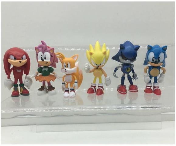 6 Miniaturas Sonic The Hedgehog/ Werehog Tails Mega Drive - Foto 5