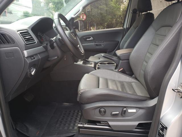 VW- amarok v6 Highline 3.0 4x4 18/18 aut. diesel prata - Foto 7