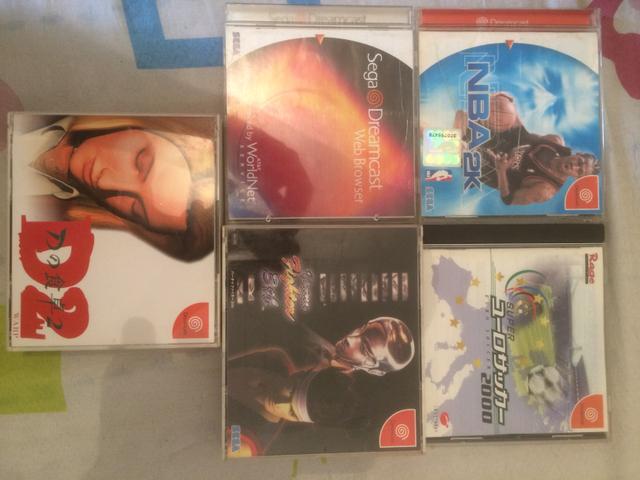 Lote de Jogos Dreamcast japoneses