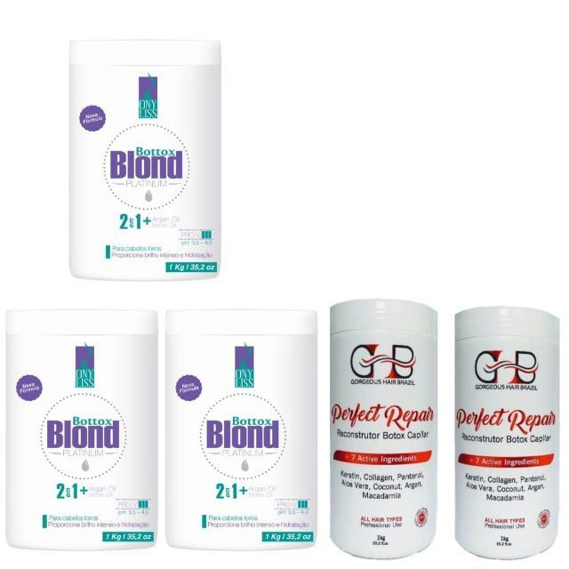 Combo 3 Botox Blond +2botox Perfect Repair