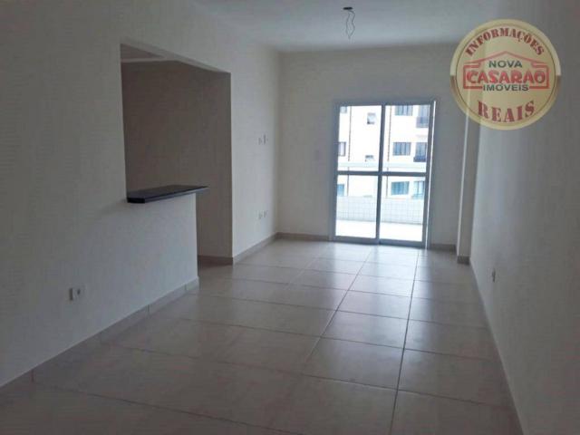 Apartamento com 2 dormitórios à venda, 71 m² por R$ 249.000 - Caiçara - Praia Grande/SP - Foto 2