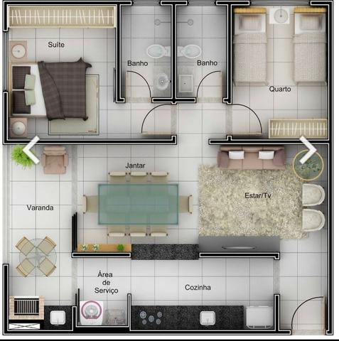 Apartamentos no Bairro Santa Mônica com 71 m² com 2 quartos e varanda gourmet - Foto 10