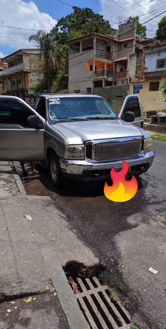 F250 99 diesel vendo ou troco em carro - Foto 2