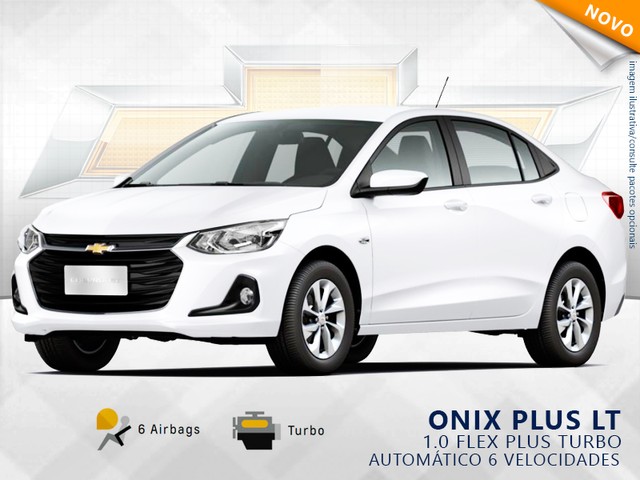 CHEVROLET ONIX 1.0 TURBO FLEX PLUS LT AUTOMÁTICO