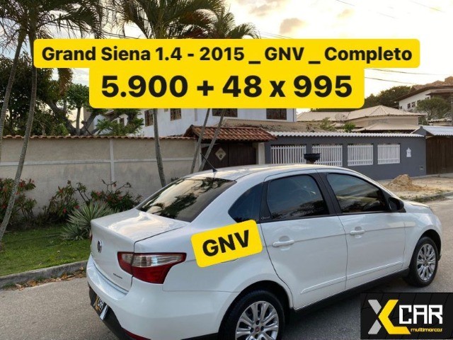 GRAND SIENA 1.4 2015 _ GNV __ 2º DONO _ COMPLETO