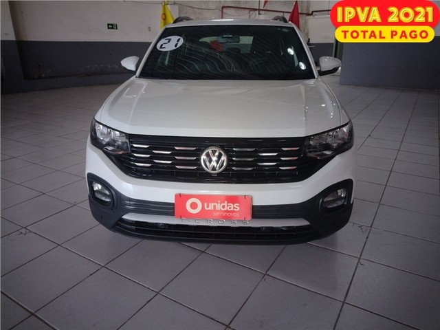 VOLKSWAGEN T-CROSS 2021 1.0 200 TSI TOTAL FLEX COMFORTLINE AUTOMÁTICO