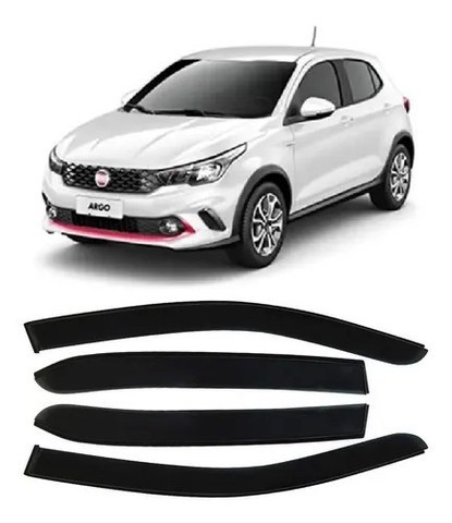  Promoção De Calha Chuva Defletor Fiat Argo 2017 A 2021 4 Portas