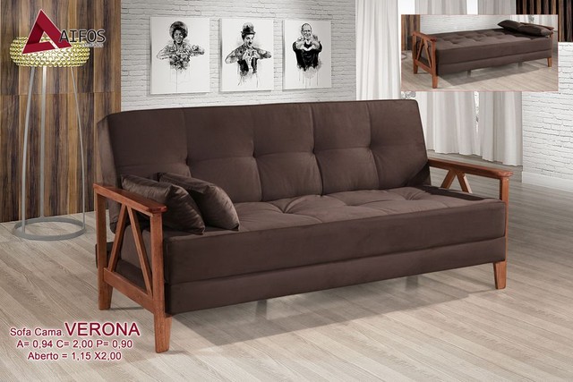Sala quarto sofá cama - Foto 6