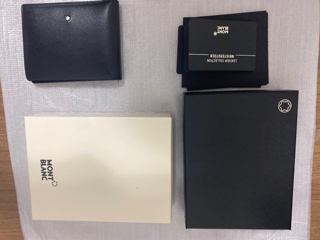 Carteira Mont Blanc - Meistertuck - 6 cc - Original.
