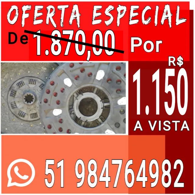 EMBREAGEM KIT PLATO E DISCO DO CAMINHÃO SCANIA 110 COM 420MM  - Foto 2