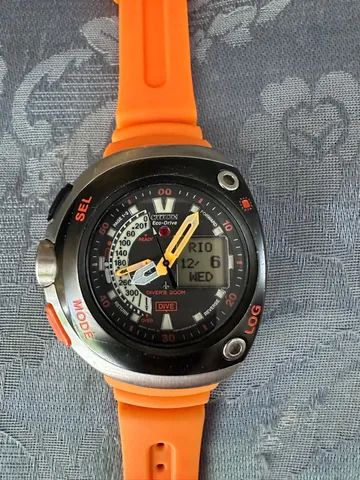 Citizen Promaster  Meia Lua Laranja - Foto 3
