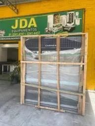 Balcão refrigerado para carnes - supermercado- açougue - vitrine expositora 