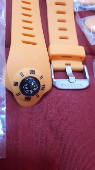 Pulseira original do relógio mormaii bussola 1324AA - Foto 2