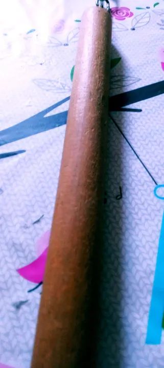 Nunchaku Simples Karatê Kung-fu Madeira Corrente Ninjútsu - Seminovo - Foto 6