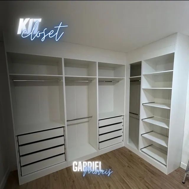 Closet Modulados completo MDF 