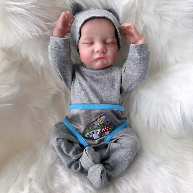 Rosto Pintado A Mão! Baby Reborn Realista Boneco Bebê Novo - Foto 2