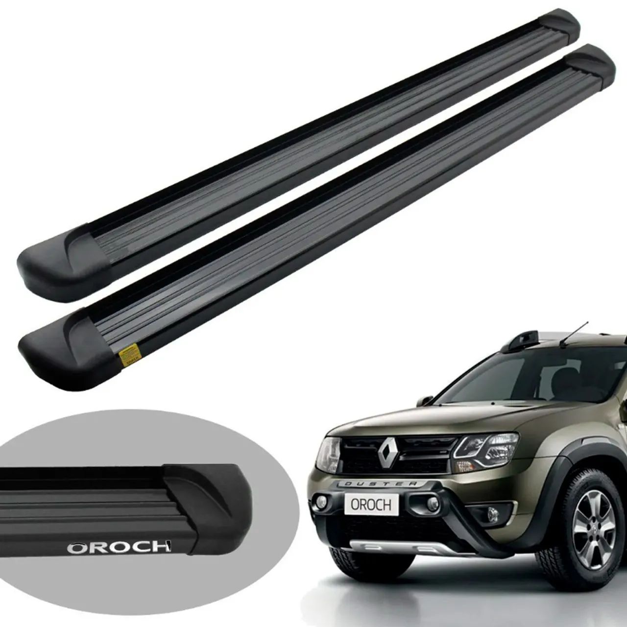 Estribo Track alumínio Duster Oroch 2016 a 2025