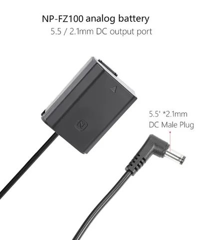 Bateria Dummy Np-Fz100 P2 Probty para Sony Fx30 A6700 A7Iii A7Cii A9S A7iv A7iv A7CiiiA9r - Foto 2