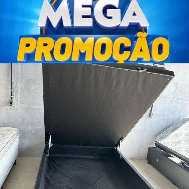 Cama Box Bau Casal promoção 