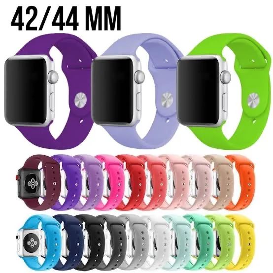 Pulseiras de Silicone para Apple Watch 42/44mm - Diversas Cores - Foto 2