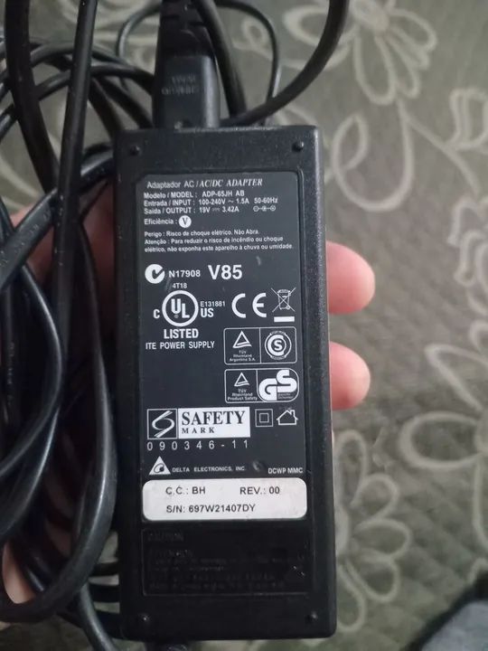 Fonte de Alimentação para Notebook (19V 3.42A) - Foto 5